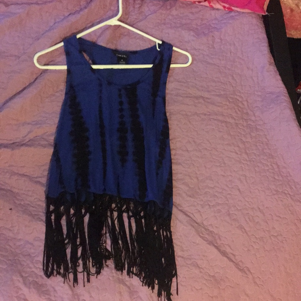 Blue tie dye
